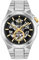 Bulova Herren Analog Automatisch Uhr mit Edelstahl Armband 98A224