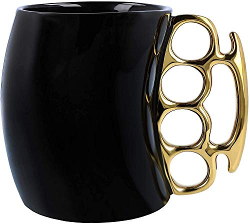 Knuckle Duster Mug Creative Bent Boxing Ceramic Cup Gift Set 1 Pieces
