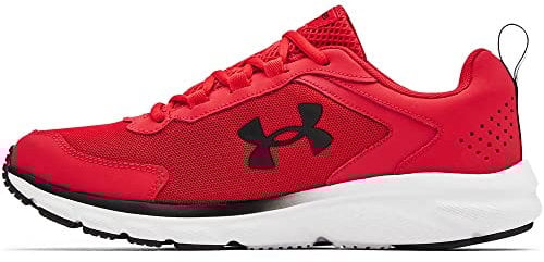 Under Armour Herren Men's Ua Charged Assert 9 Running Shoes Visual Cushioning, Red, 43 EU