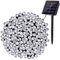 PhilzOps Solar Lichterkette Aussen, 22M 200 LED Weihnachten Lichterkette Outdoor mit 8 Modi Wasserdicht Solar Deko Beleuchtung für Garten Balkon Terrasse Draußen Party Hof Hochzeiten (Kaltweiß)