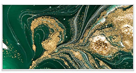 Klarstein Air Art Smart Infrarotheizung, Infrarot Heizung mit IoT/WiFi App-Steuerung, Erkennung Offener Fenster, Infrarotheizung mit Thermostat, Heizung zur Wandmontage, CO2-Freie Elektroheizung 700W