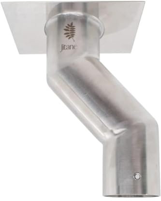 Jitane Regenkette Dachrinnenadapter Kit Edelstahl - Offset für Abflüsse nicht direkt unter der Dachrinne - Regenketten-Installer