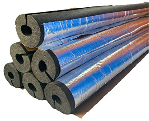 Aislamiento De Tuberías Para Exteriores, Aislante Tubo Espuma Anticongelante Manguera Aislante De Caucho Pared 20/30mm Longitud 950mm para Coquilla de Aire Acondicionado Fundas ( Tamaño : 20*20mm )