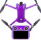 PALUMMA DJI Mini 3 Pro Aufkleber Skin Set, PVC Drohne Folie wasserdicht Aufkleber für DJI Mini 3 Pro Drohne und Fernbedienung Anti-Kratzer Hautschutz (lila)