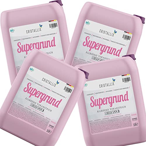 Cristallix Supergrund | Tiefengrund 40l Tiefgrund Grundierung Innen Wand Decke Boden Grundiermittel