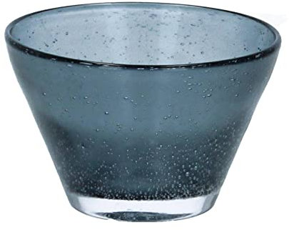 Chic Antique Schale Sch?ssel Glas Ruy 11 cm grau