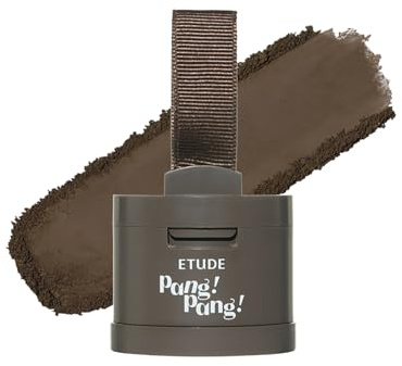 ETUDE Hair Pang Pang Root Touch-Up Hairline Powder, Dark Brown, Waterproof