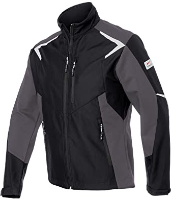KÜBLER BODYFORCE Softshell Jacke – Softshell Jacke mit athletischem Schnitt und Reflex-Details