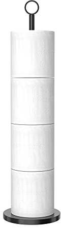 Portarrollos de Papel higiénico (con función de Reserva), Soporte de Papel higiénico de Acero Inoxidable para Almacenamiento de Rollos de Repuesto de baño y Aseo