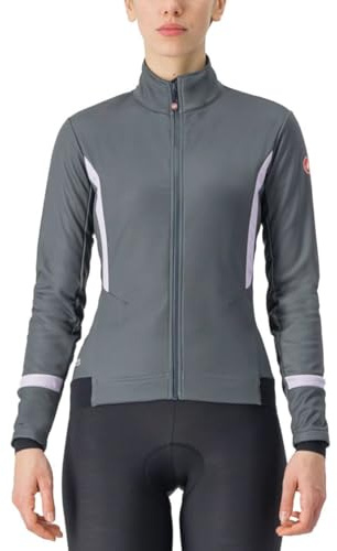 CASTELLI 4522542-048 DINAMICA 2 JACKET Jacket Damen URBAN GRAY/ORCHID PETAL Größe S