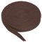 PATIKIL Baumwollband Baumwolle Gurtband 15mm x 9m, Schrägband Baumwoll Nahtband Köperband Saumband Einfassband Stoffband Webband zum Nähen für DIY Basteln Stricken Verpackung, Dunkelbraun