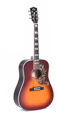Sigma Guitars SDM-SG5 Autumn Burst Gloss Electro-Acoustic Guitar with Soft Case