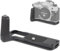 Haoge HG-OM5 Hand Grip Bracket, Textured Microfiber Leather, Arca-Swiss Compatible, for OM SYSTEM OM-5 Camera, Black
