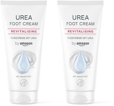 by Amazon Crème pour les pieds à l'urée 2 x 100 ml