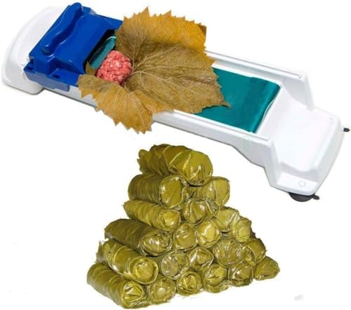Dolma Sarma Sushi-Rollmaschine, Gemüse- und Fleisch-Rollwerkzeug, gefüllte Weintraube, Kohlblätter-Roller, Kunststoff, for die Küche, Trauben-/Kohl-Rollblatt-Rollen-Maker-Werkzeug/745
