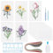 WEBEEDY 20 Sets Papier-Quilling-Sets Für Anfänger DIY-Blumen-Quilling-Kartenherstellungs-Sets Mit 36 Farbstreifen, 20 Karten, Papier-Quilling-Werkzeuge Und Zubehör, Zuhause, Zimmer, Wanddekoration