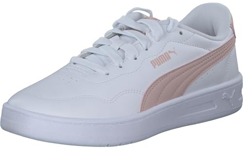 PUMA Court Lally Damen Sneaker, Puma White Rose Quartz, 42.5 EU