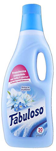 Fabuloso Ammorbidente Fresco Mattino, più Morbido che Mai, 240 lavaggi, 12 Pezzi da 1.5 L