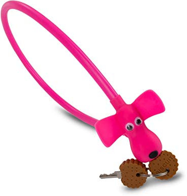 RFR Dog Fahrrad Zahlenkabelschloss 10 x 450mm pink