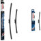 Wischblatt Satz Aerotwin A555S + Bosch A282H Rear Heckscheiben-Wischer