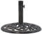 vidaXL Base de Sombrilla, Soporte de Parasol, Pie de Sombrilla, Base para Jardín Patio Terraza Piscina Playa, Hierro Fundido Color Bronce 12 kg 48 cm