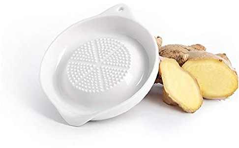 1pc Porcelain Ginger Grater Plate Garlic Onion Chopper Kitchen Manual Food Masher for Vegetable Fruit