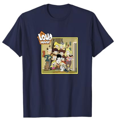 The Loud House Group Shot Framed Poster T-Shirt