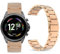 Giaogor Armband Kompatibel mit Fossil Gen 6 Smartwatch, Classic Edelstahl Uhrenarmband für Fossil Gen 6 42mm/ 44mm Smartwatch (Roségold, 44mm herren)