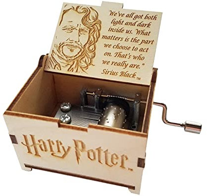 TheLaser'sEdge Harry Potter Mini-Spieluhr mit Hedwig's Thema – Sirius Black Both Zitat
