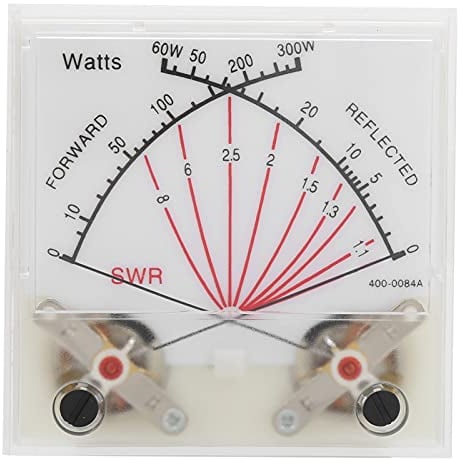 SWR/Power Wattmeter Doppelnadel 60/300W Powermeter mit Zeigerrad