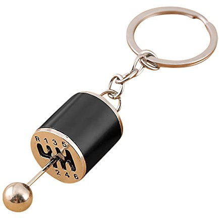 Schlüsselanhänger Personalisiert Metall-Schlüsselanhänger, lustig, poliert, Turbolader, Schlüsselanhänger, Basteln, Anhänger, Schlüsselanhänger, Autoteile, Schlüsselanhänger Football (Black, One Size)