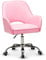 NATWEE Bürostuhl Samtstoffsitz Drehbarer Computerstuhl Bürostuhl Verstellbarer Tisch und Stuhl mit mittlerer Rückenlehne Ergonomischer Gaming-Stuhl Stuhl (Farbe: Rosa) It's so Kind of You