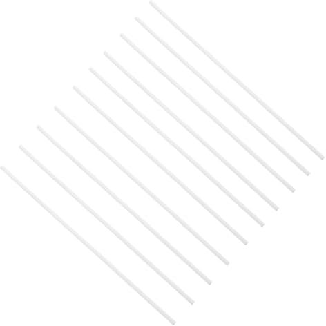 Lot de 10 Tige De Cuisson en Céramique Outil De Cuisson Au Outil De Feu De Poterie Outils De Cuisson De Poterie Réfractaire Blanche Provisions Accessoires Oxyde D'aluminium