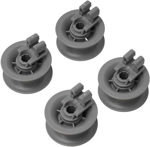 Set di 4 ruote per lavastoviglie 00611666 per cestello superiore, compatibile con Boschh