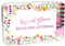 Handlettering Designdose Brush Pens Sag's mit Blumen