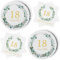 WenmthG 18th Birthday Party Tableware Set - Sage Green, 40pcs Paper Plates & Napkins for 20 Guests - Party Supplies & Decorations