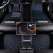 nAutochoose Auto Fußmatten Anpassen für Audi RS3 RS4 RS5 RS6 RS7 TT TTS RS Q3 E-tron 80 Convertible Limousine, SUV, Sportwagen, Polster, Schutz, rutschfeste Leder-Bodeneinlagen Schwarz Blau
