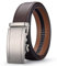 Acewin Ledergürtel Herren, Automatik Gürtel Herren, Arbeitsgürtel, Verstellbar, Breit 35mm (02-Braun, 130 CM)