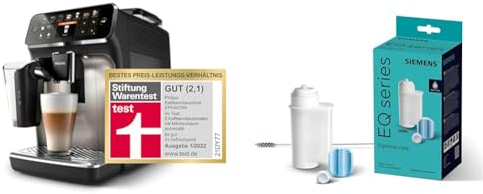 Philips Series 5400 Kaffeevollautomat & Siemens Pflegeset für Kaffeevollautomaten TZ80004A