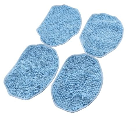 Confezione da 4/10 panni in microfibra di ricambio per Cecotec per aspirapolvere robot per Conga 999 X-Treme, 177 x 109 mm, accessori per robot aspirapolvere (confezione da 4)