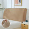 KAYBTNT Samt Bett Kopfteil Bezug, Staubdicht Bettkopfteil Bezug, Weicher Elastisch Velvet Stoff Bettkopfteil Husse, Kopfteil Abdeckung für Gepolsterte, Kopfteil, Boxspringbett (Sand, 200-220cm)