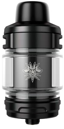 VO-OPOO Uforce-X Tank 5,5 ml (Negro) Fit Resistencias PnP X Coil 0,15Ω/0,2Ω Relleno superior deslizante para e-cigarrillo Kit Drag 5 Box Drag 4 Kit Atomizador Uforce X Original - No Nicotine