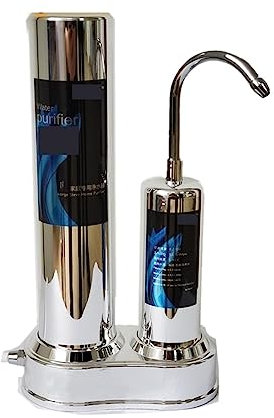 Sotto il filtro dell'acqua del lavandino, Depuratore di acqua potabile da bancone da cucina, di purificazione del di filtraggio domestico a carbone attivo in ceramica per cucina, bagno, camper o uffic