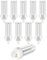 TobeBright 26W Gx24Q-3 4 Pin Kompaktleuchtstofflampe, Neutral Weiß 4000K 4 Pin Triple-Turn Tube CFL Lampe PLT-26W 840 Plug in CFL Birne Energiesparend 3U Form für Klassenzimmer Garage Labor, 10er Pack