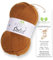 MeriWoolArt® Sockenwolle 4-fädig – 100g Merino Wolle Garn zum Stricken & Häkeln, 75% Schurwolle (superwash), 25% Polyamid, 420m – Ideal für Socken für Herren und Damen, Pullover & Cardigans 4608
