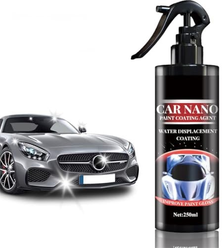 Nano Spray - 250ml Nano Autopolitur Spray, Car Kratzer Entferner, High Protection Versiegelung Auto, Car Coating Spray mit Sprühköpfe