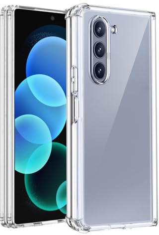 GiiKa für Samsung Galaxy Z Fold 5 Hülle Silikon, Ultra Dünne Handyhülle für Samsung Z Fold 5 Case, Kratzfeste, Soft TPU, Stoßfeste, Ganzkörper Telefonhülle für Galaxy Fold5 Schutzhülle, Transparent