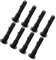 SEWOART 8pcs Trash Can Latch Accessories Outdoor Parts Terminal Connectors Bolt Line Mini Line Decorative Keychains Floor Bin Trash Cans Bolt Trash Cans Black Plastic