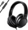 Cuffie USB C over-ear con cavo, cuffie on-ear con cavo Type C con microfono, controllo del volume, audio stereo HD - Cuffie pieghevoli e leggere di colore nero per iPhone 15-16/Samsung/laptop/tablet