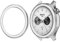 Anello in metallo per Xiaomi Watch S4/S3/S4 eSIM/S3 eSIM, sostituzione in acciaio inox, piastra di copertura rigida per smartwatch Mi Watch S3/S4 (stile 6)
